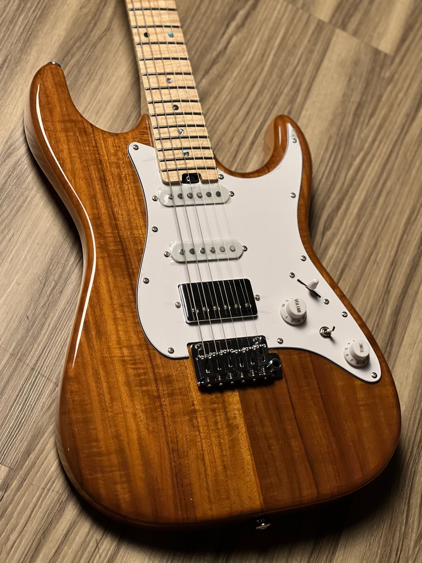 Soloking MS-1 Classic FMN Elite KOA/ASH With Flame Maple Neck Nafiri Special Run