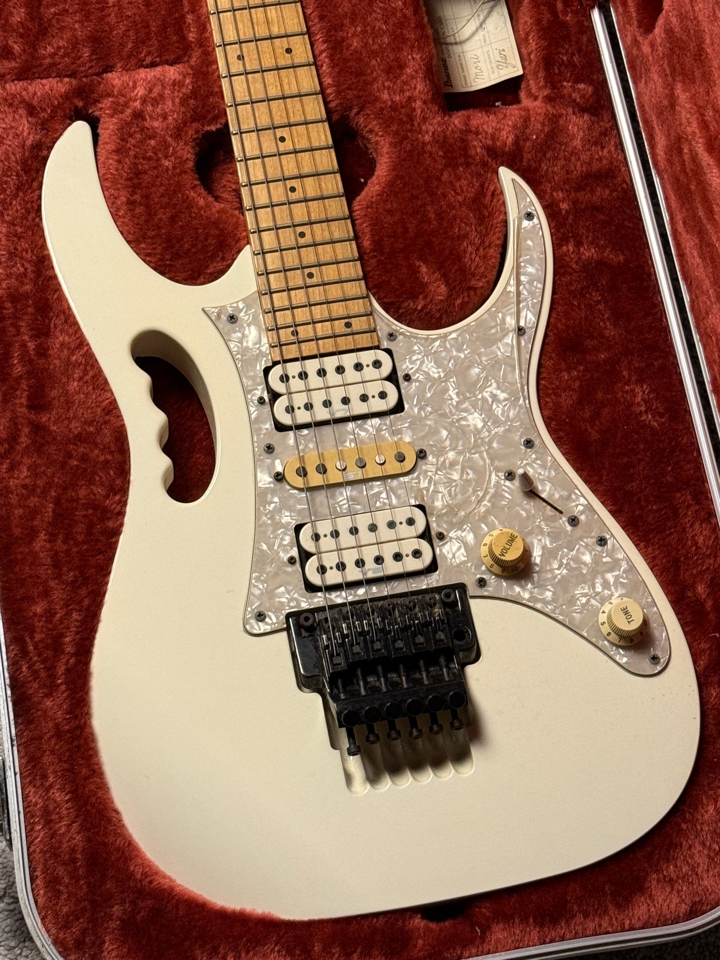 Ibanez JEM505 Steve Vai Signature in White F1025028 (USED)
