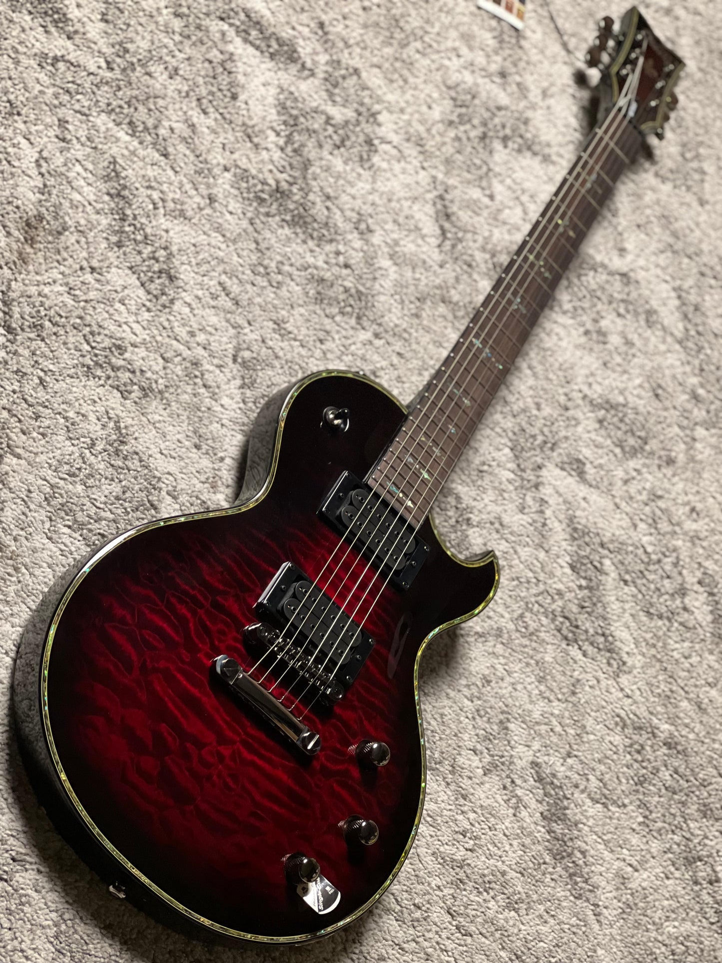 Schecter Hellraiser Solo-II Passive in Black Cherry W19040014