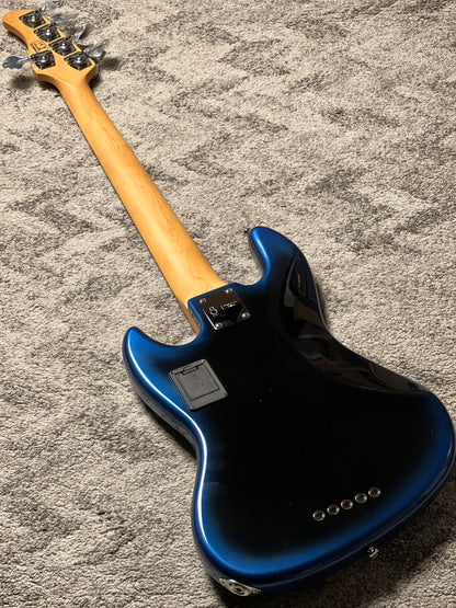 Sire Marcus Miller V3-5 New Gen Electric Bass Guitar in Midnight Blueburst