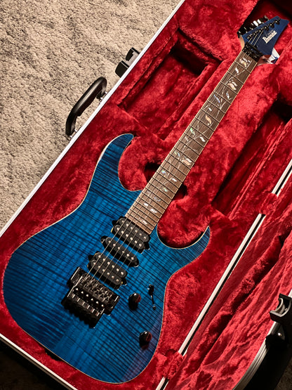 Ibanez RG8570-RBS w/Case in Royal Blue Sapphire F2429332