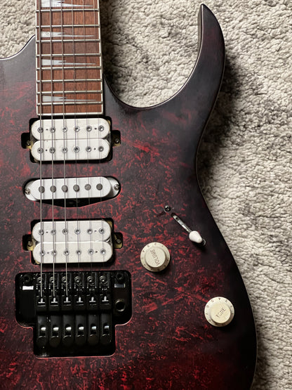 Ibanez RG470DXW-WZM in Wine Red Frozen Matte I260914092 (USED)