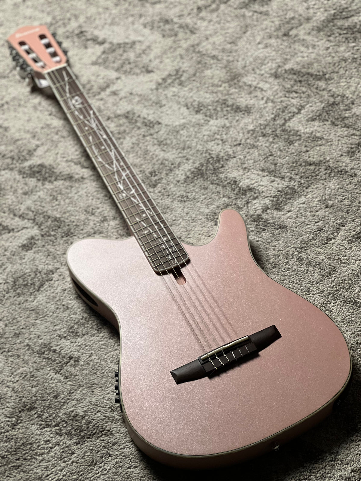 Ibanez TOD10N-PAF Tim Henson Signature Nylon String in Pearl Pink Flat