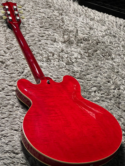 Tokai ES-178 SR Semi Hollow Vintage Series Japan in see Thru Red Cherry S/N 1840907