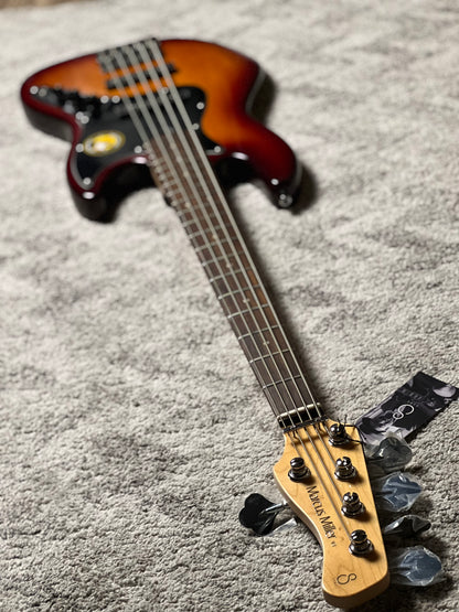 Sire Marcus Miller V3P Passive 5-String Bass Guitar in Tobacco Satin