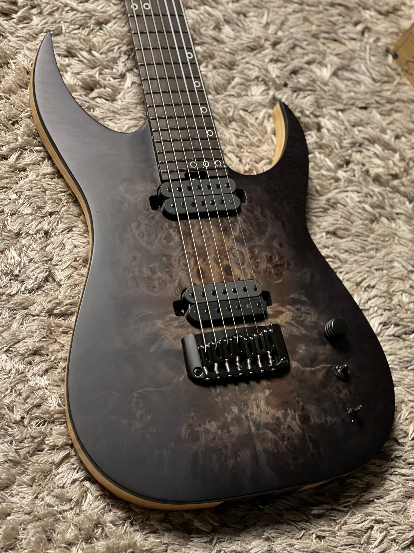 Schecter Keith Merrow KM-7 MK-III Artist in Trans Black Burst