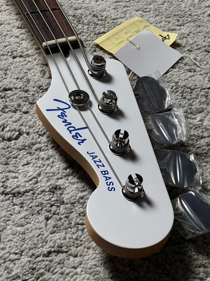 Fender MIJ Limited Jazz Bass with RW FB in Blanc JD25024982