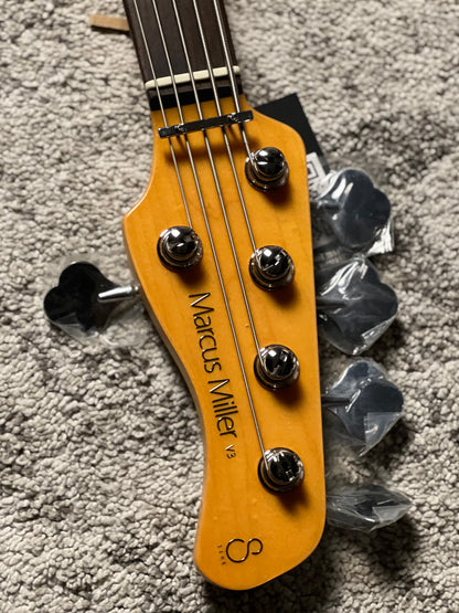 Sire Marcus Miller V3-5 New Gen Electric Bass Guitar in Antique White
