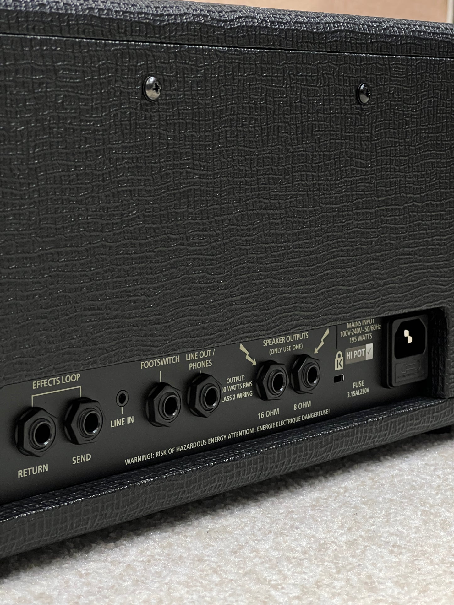 Blackstar Debut 100RH Head in Black