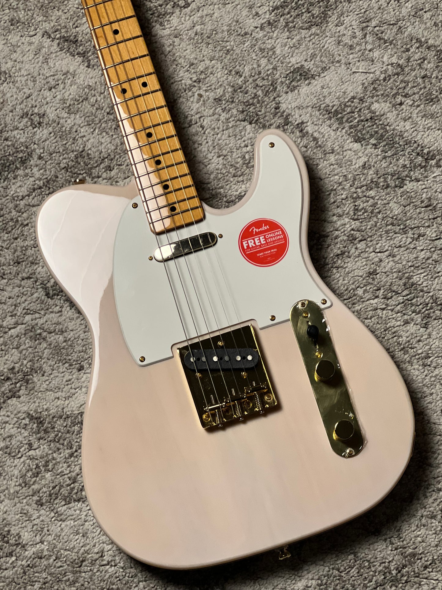 Squier FSR Classic Vibe 50s Telecaster with Maple FB in White Blonde