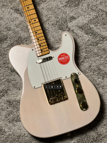Squier FSR Classic Vibe 50s Telecaster with Maple FB in White Blonde