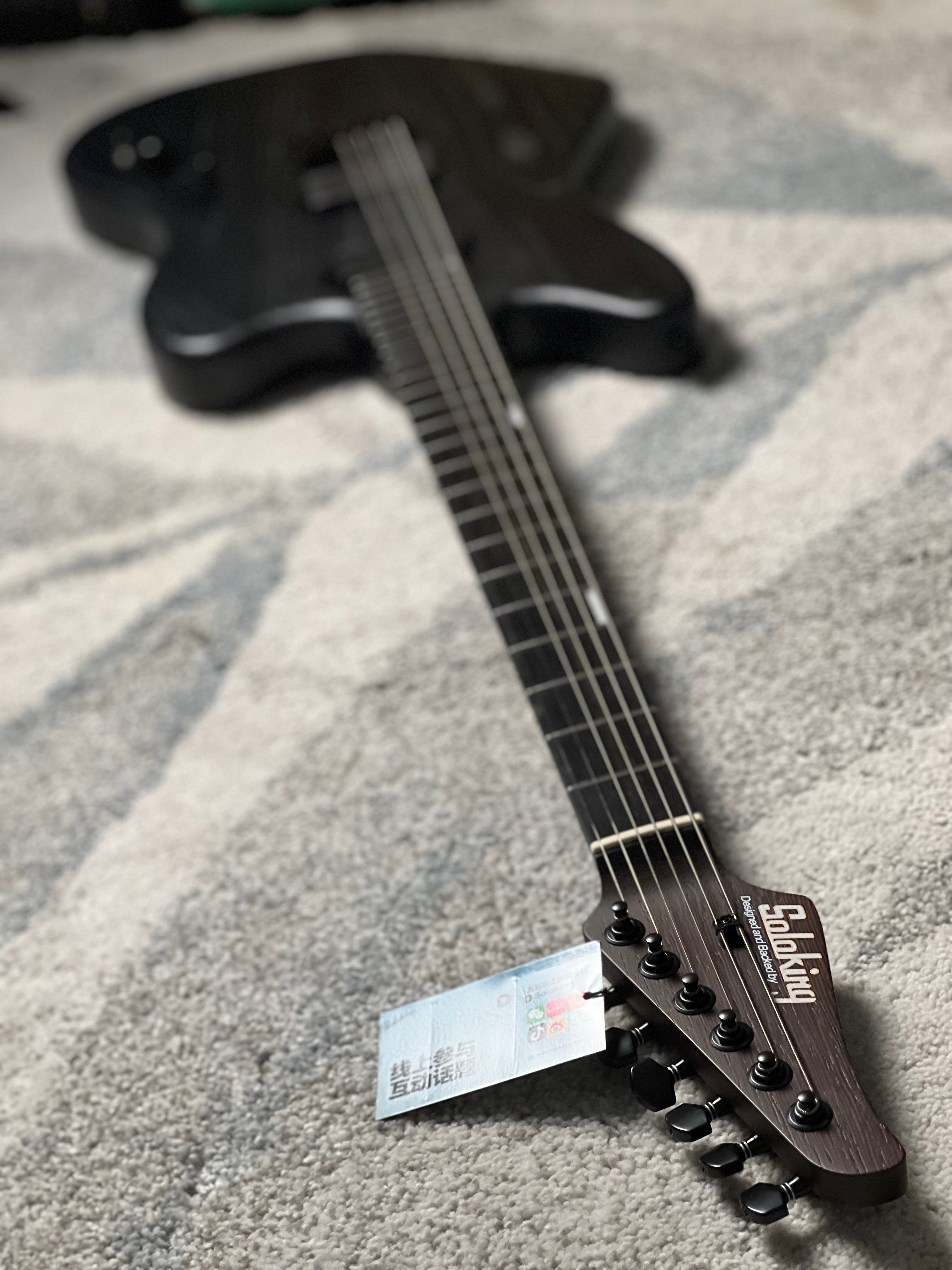 Soloking MJM-1 Custom Baritone HH with Fishman Fluence and Wenge