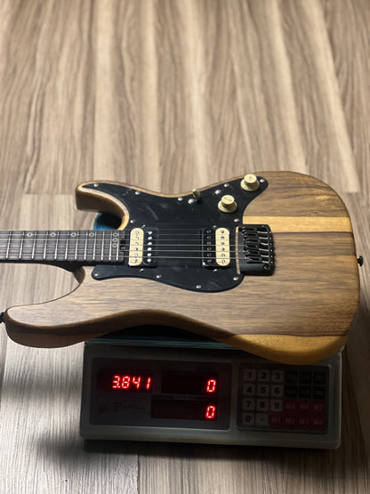 Schecter Sun Valley Super Shredder Exotic HT Black Limba in Natural Satin W23090802