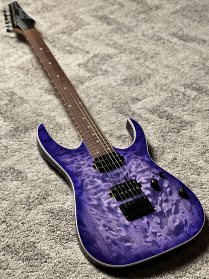 Ibanez RG421QM in Cerulean Blue Burst I260810430 (USED)