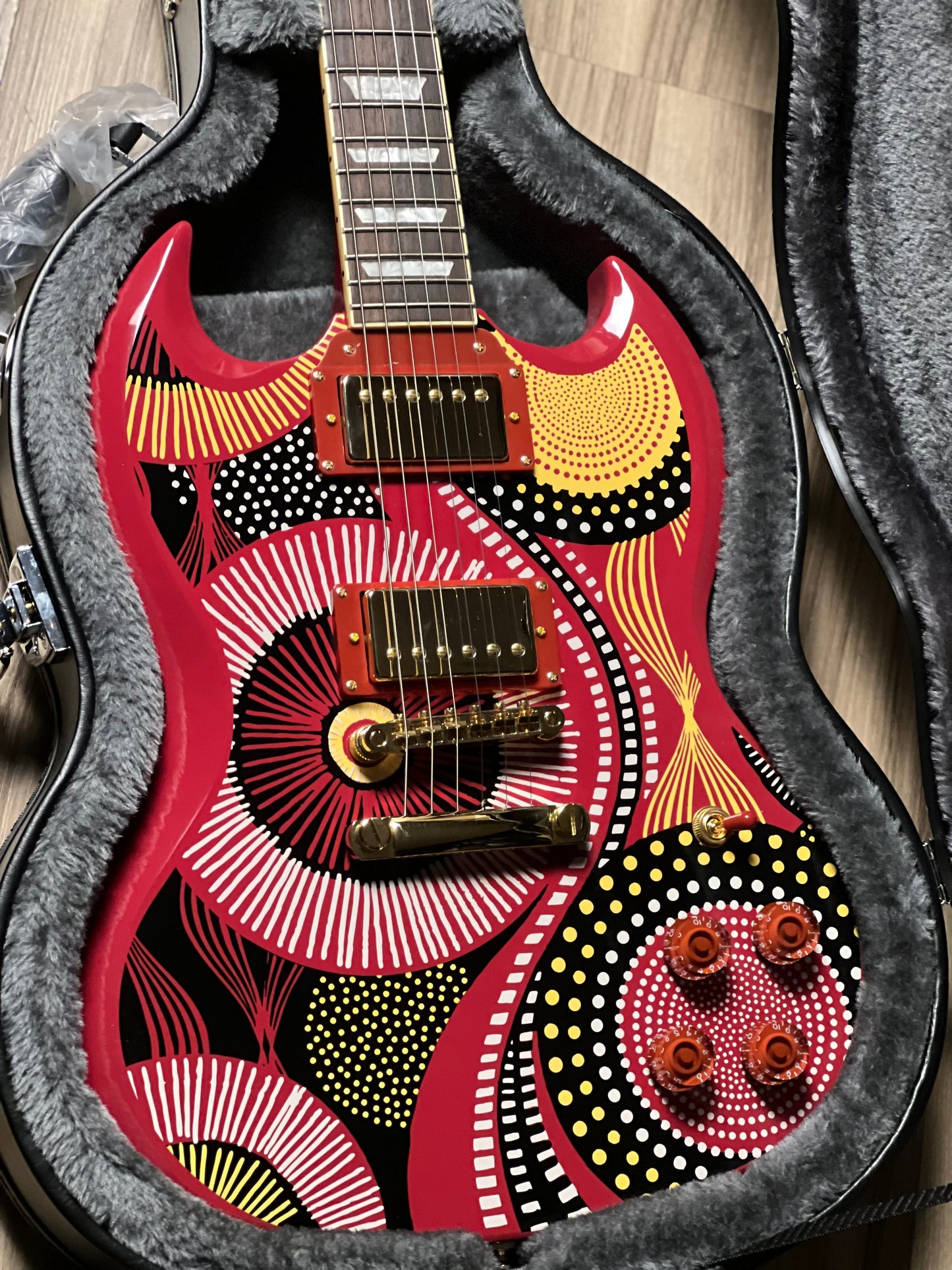Epiphone SG Fatoumata Diawara in Ember Red w/Graphic 25071522528