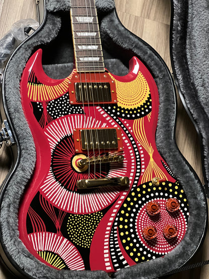 Epiphone SG Fatoumata Diawara in Ember Red w/Graphic 25071522528
