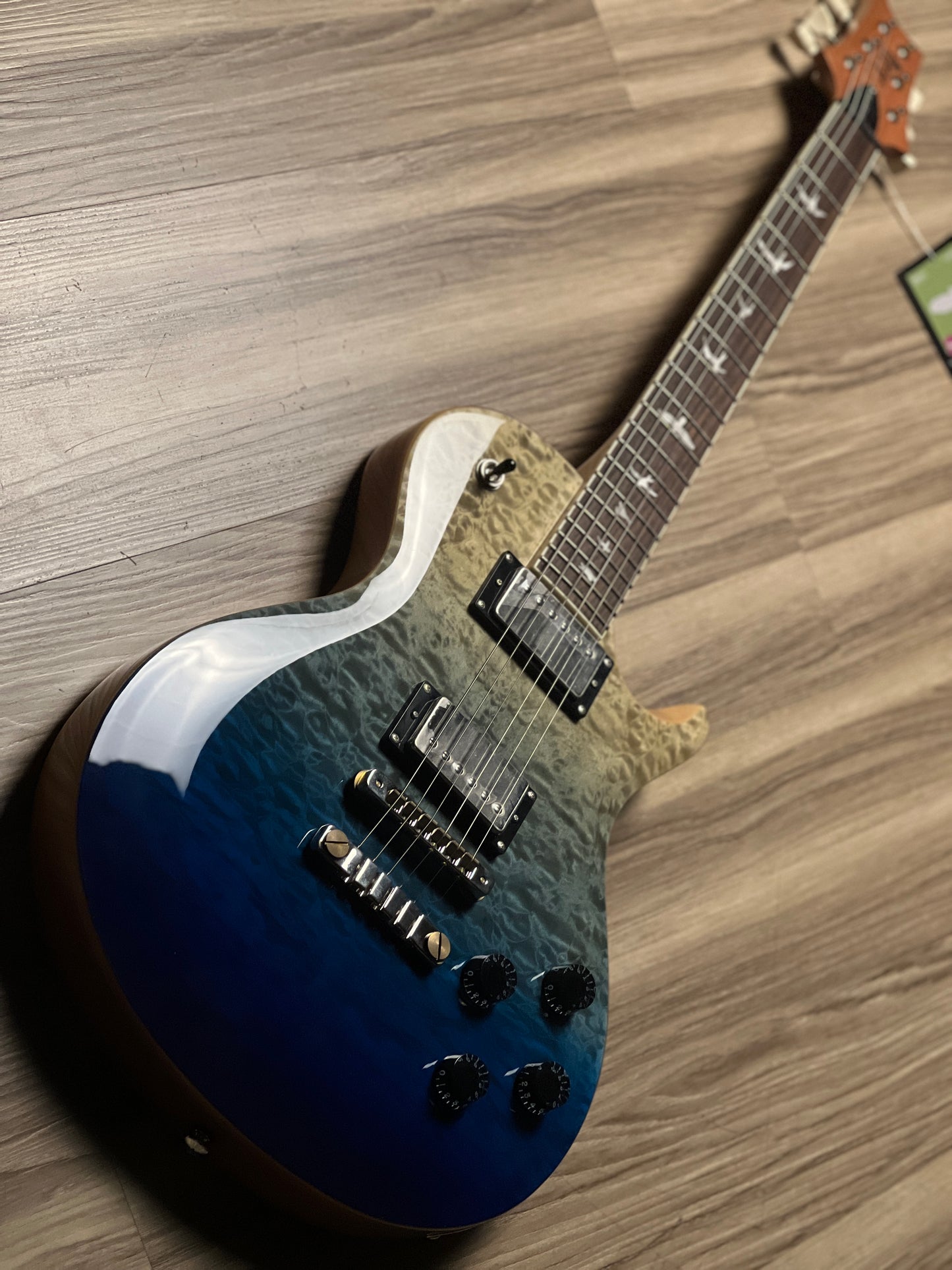 PRS SE 594 Quilt Limited Edition Singlecut in Blue Fade