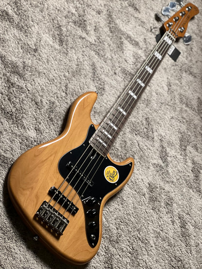 Sire Marcus Miller V5R-ALDER-5 with Rosewood Passive 5 String in Natural