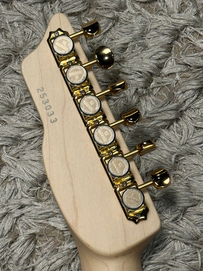 Saito S-622 SSH with Rosewood and Gold Hardware in White Granite 253033