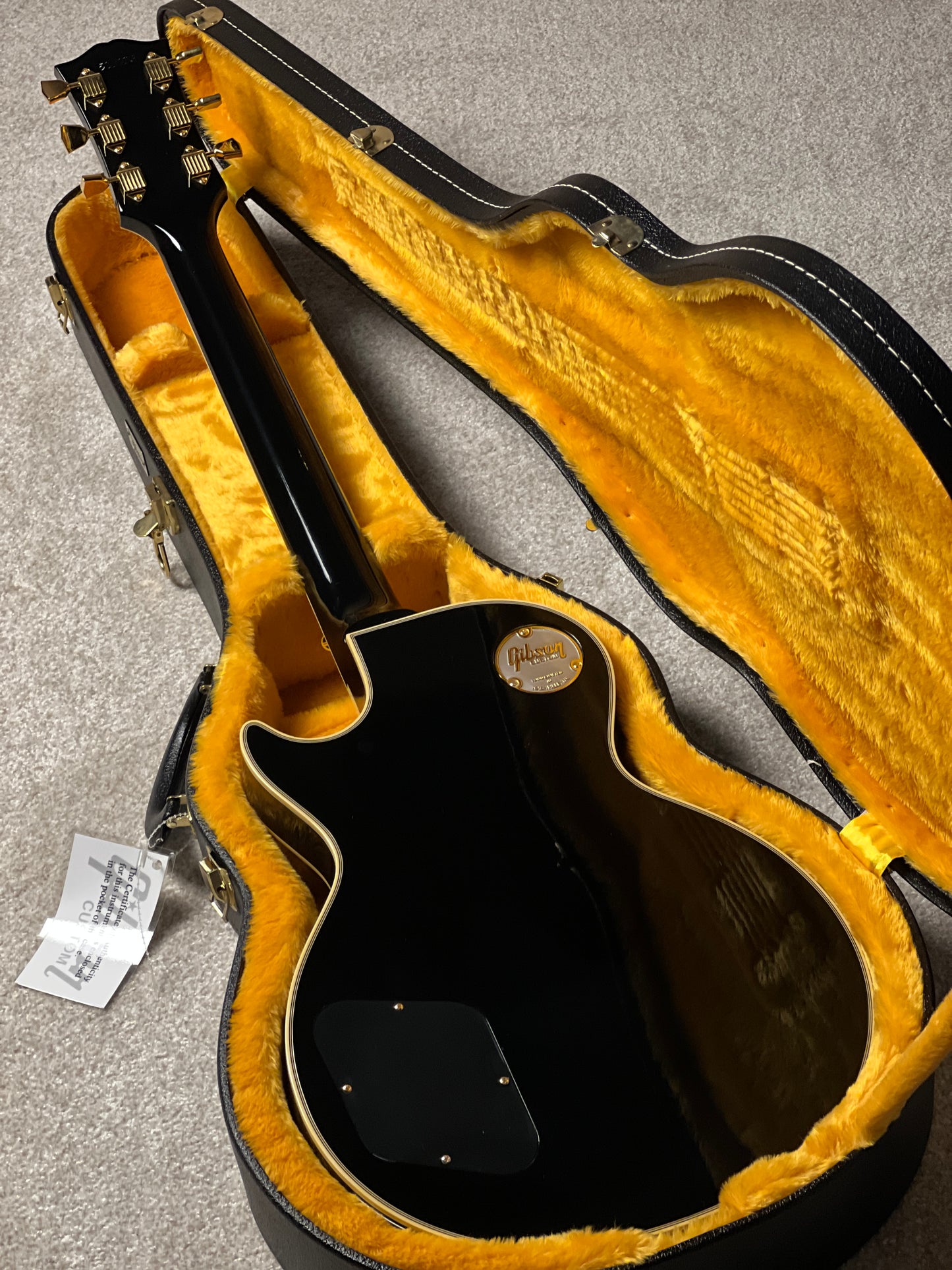 Gibson 1968 Les Paul Custom Reissue Gloss in Ebony w/Case 503938