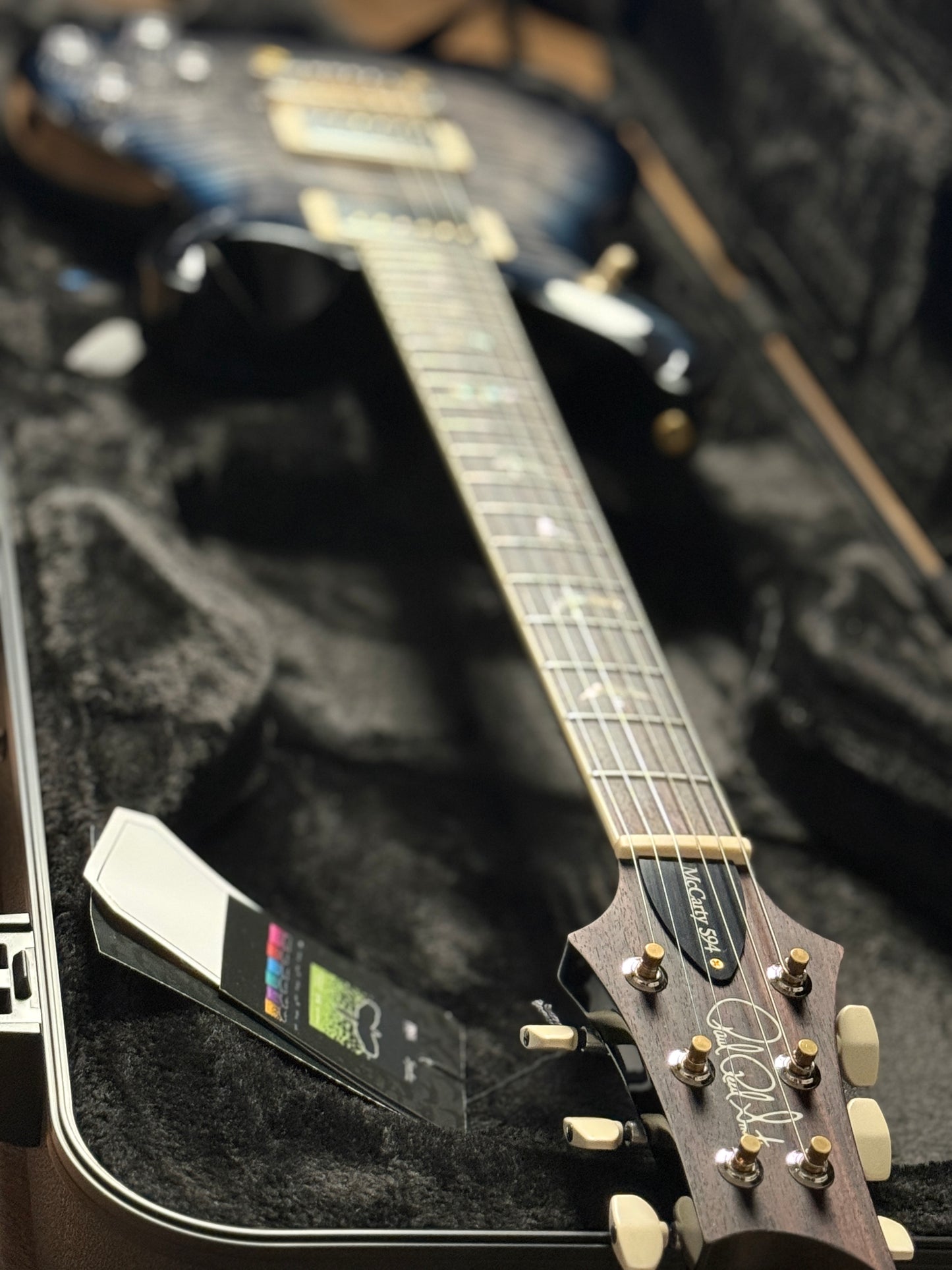 PRS McCarty 594 10-Top in Charcoal Blue Burst Custom Color 0414644