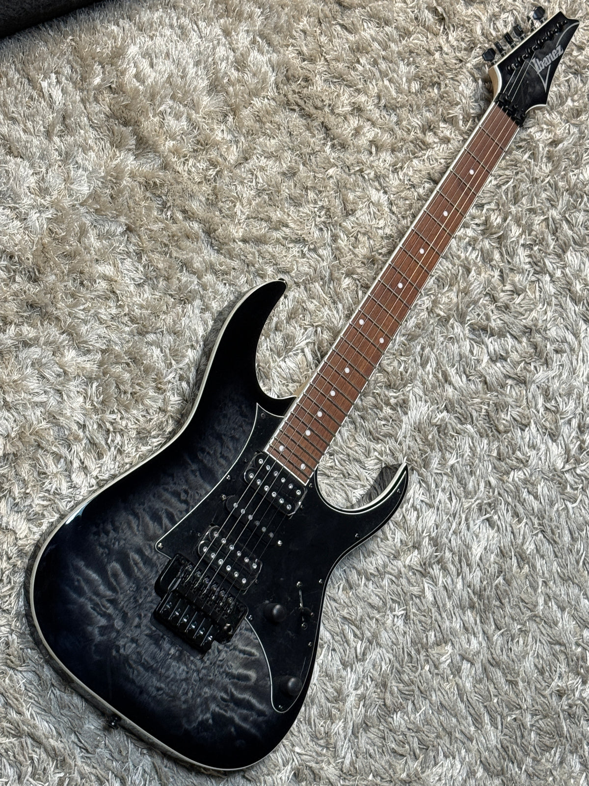 Ibanez RG450QMB-TGB in Transparent Gray Burst I261000621 (USED)