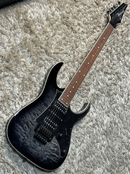 Ibanez RG450QMB-TGB in Transparent Gray Burst I261000621 (USED)