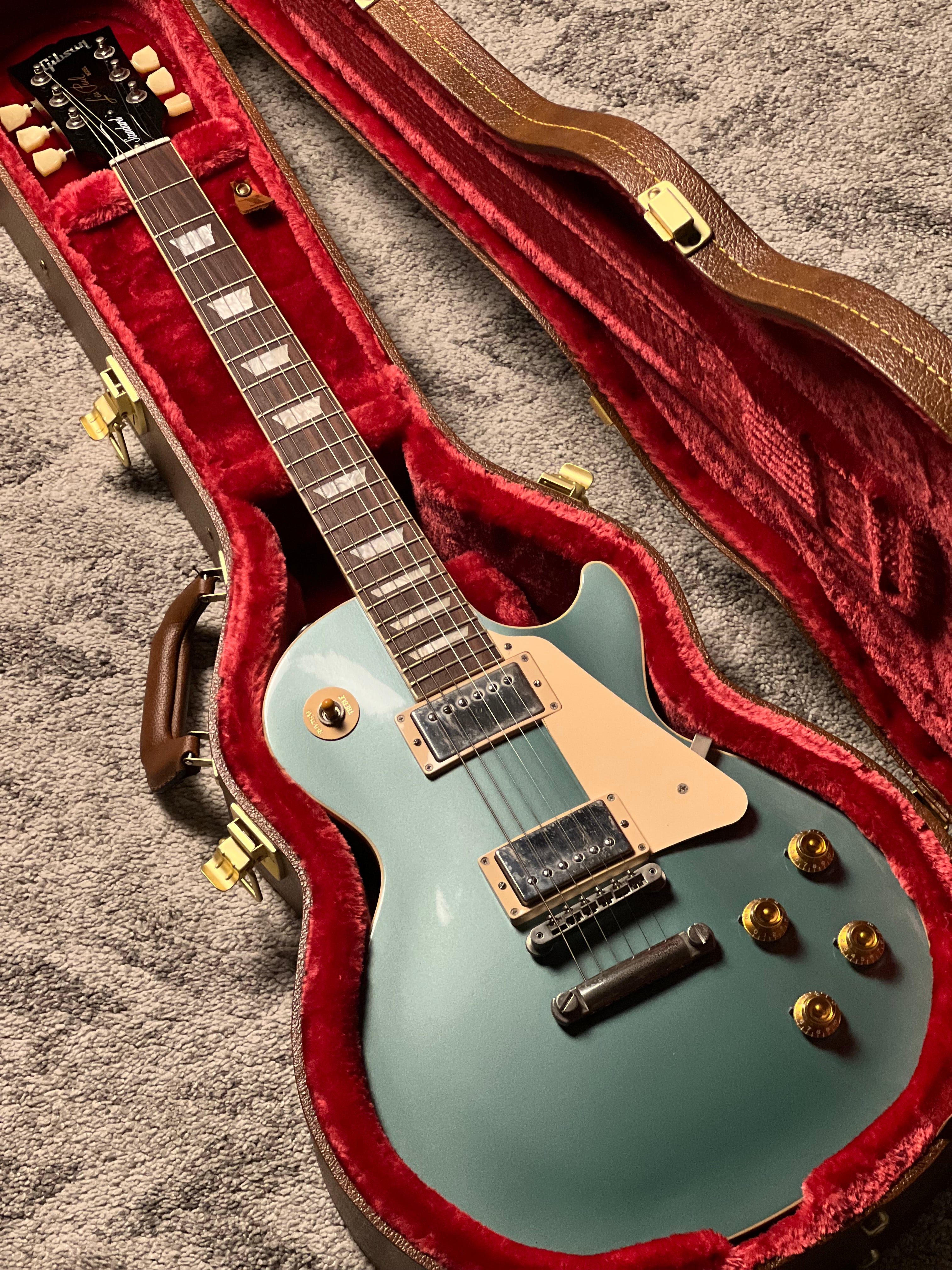 Gibson LP Standard 50s Plain Top in Inverness Green with Case