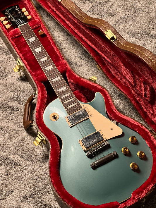 Gibson LP Standard 50s Plain Top in Inverness Green with Case 229830035