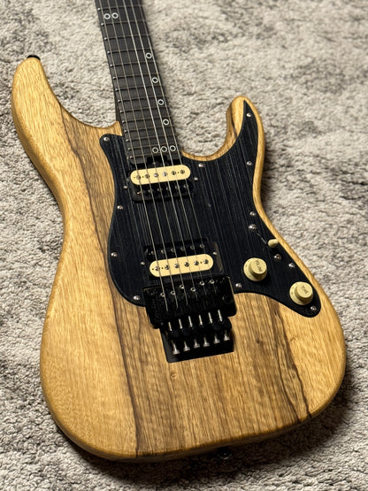 Schecter Sun Valley Super Shredder Exotic in Black Limba W26010858