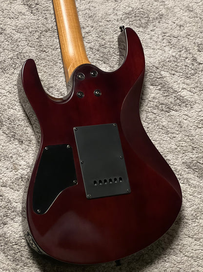 Dhatarattha Custom DST HH Flame in Ocean Storm Double Wipeout with Rosewood FB