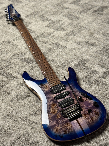 Ibanez Premium S1070PBZ in Cerulean Blue Burst 250812468 (USED)