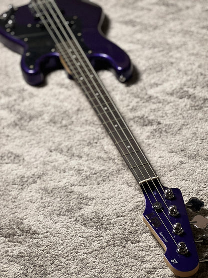 ESP LTD Surveyor 87 Bass Guitar in Dark Metallic Purple W23060091