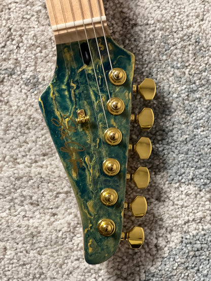 SLX X Dhatarattha Custom DST in Malibu Shmear with Maple FB