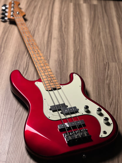 SQOE SPJ600 Roasted Maple Series in Candy Apple Red