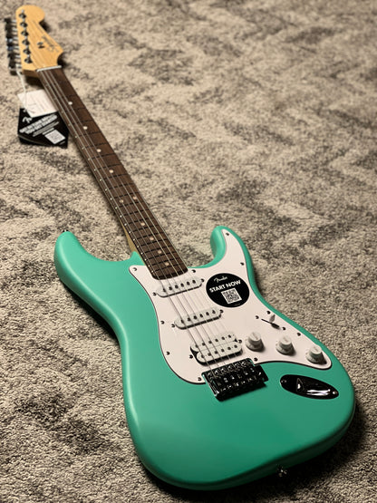 Squier Debut Series Stratocaster HSS with Laurel FB in Sea Foam Green