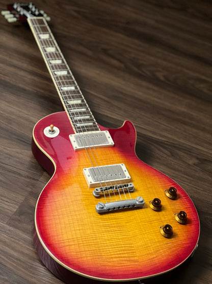 Tokai Love Rock Custom Shop LS-200F 5A CS Premium Series 5A Solid Flame Top in Cherry Sunburst 2246456