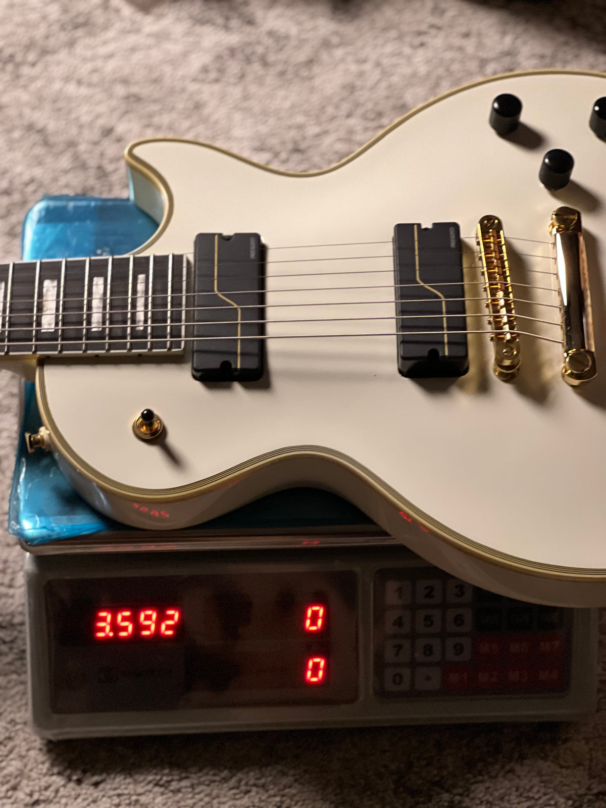 Epiphone Matt Heafy Les Paul Custom Origins 7-String in Bone White (Incl. Hard Case) 25081525831