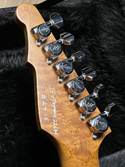 Shijie JF-PEGASUS 22 HSS Custom Shop in Transparent Blue Burst 2416