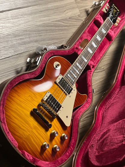 Epiphone 1960 Les Paul Standard Reissue in Washed Cherry Burst w/Case 25011520558