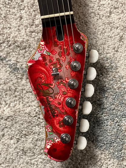 Dhatarattha Performance DST HSS in Pink Paisley Relic with Rosewood FB