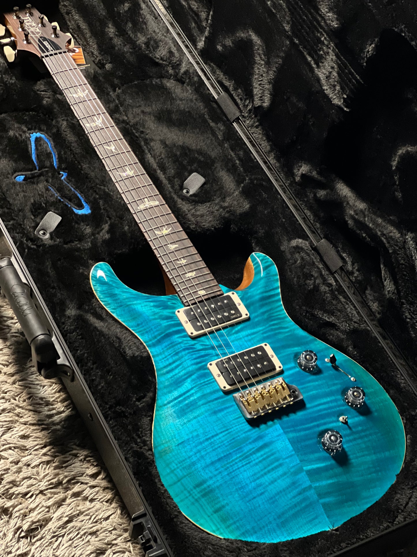 PRS Custom 24 Piezo Carroll Blue 0423841