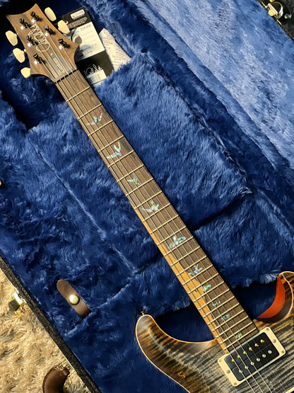 PRS Custom 24 Wood Library Burnt Maple Leaf Satin Rosewood Neck 0412052