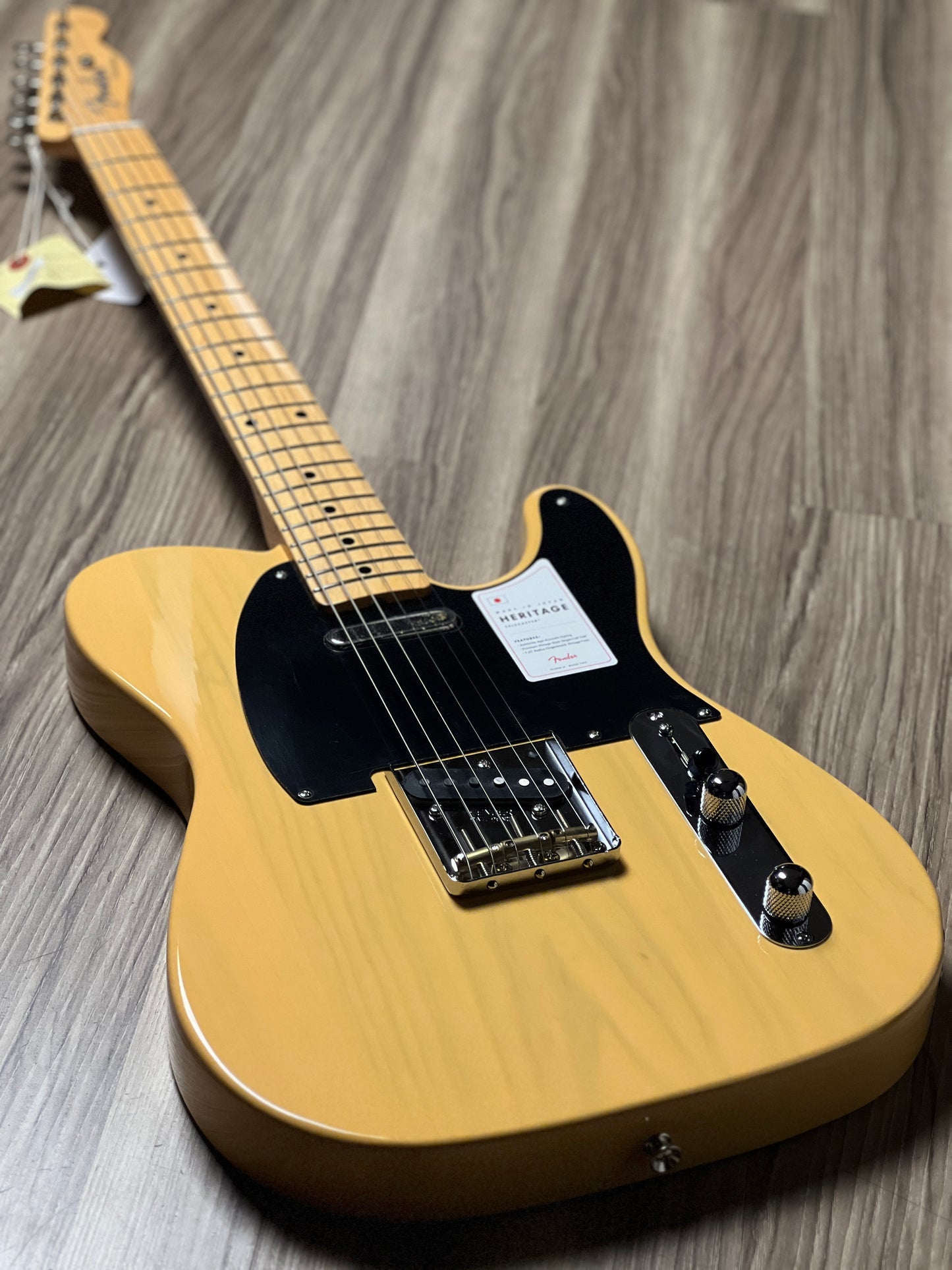 Fender Japan Heritage 50s Telecaster with Maple FB in Butterscotch Blonde JD24007834