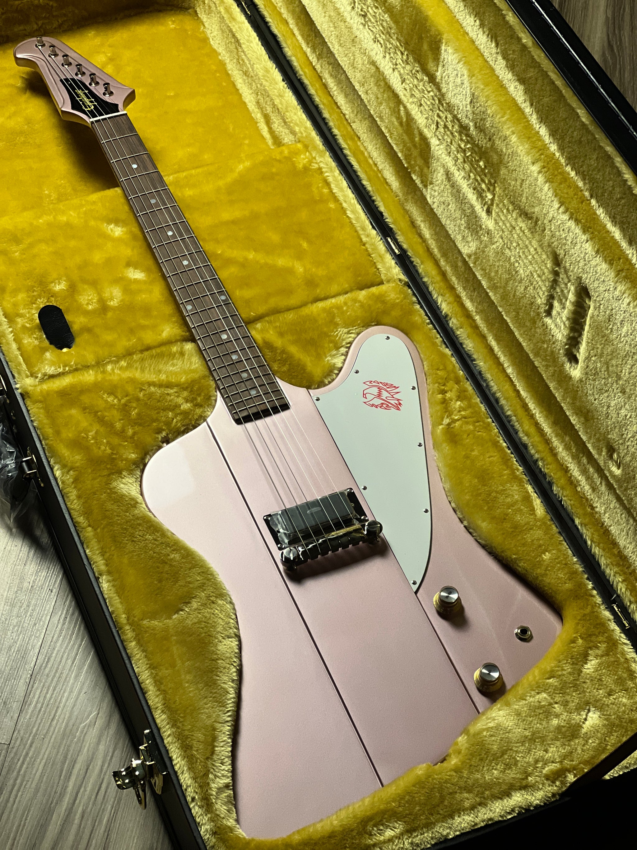 Epiphone Inspired by Gibson 1963 Firebird I Heather Poly with Hard Shell Case