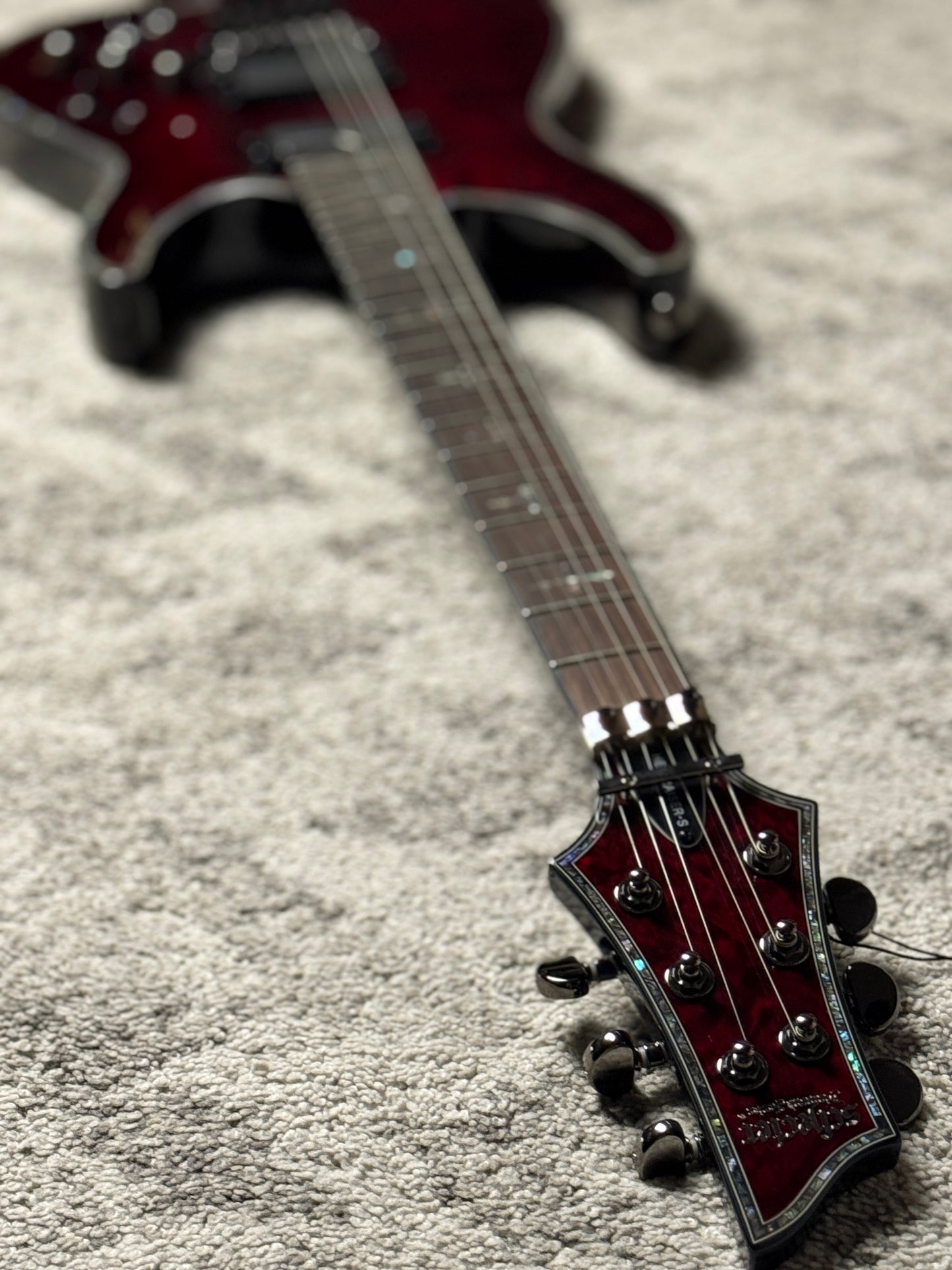 Schecter Hellraiser C-1 FR S BCH in Black Cherry W24111563