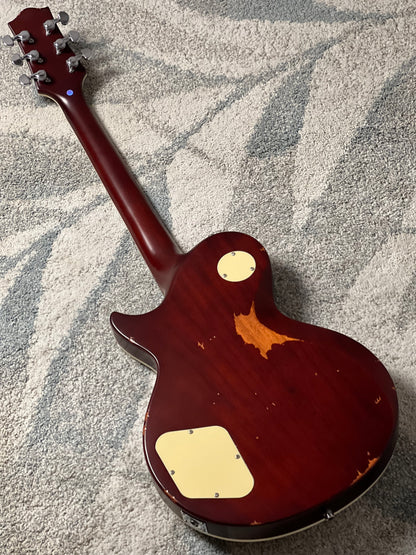 Dhatarattha Custom DLP with Exotic Spalted Flame Top in Natural Relic