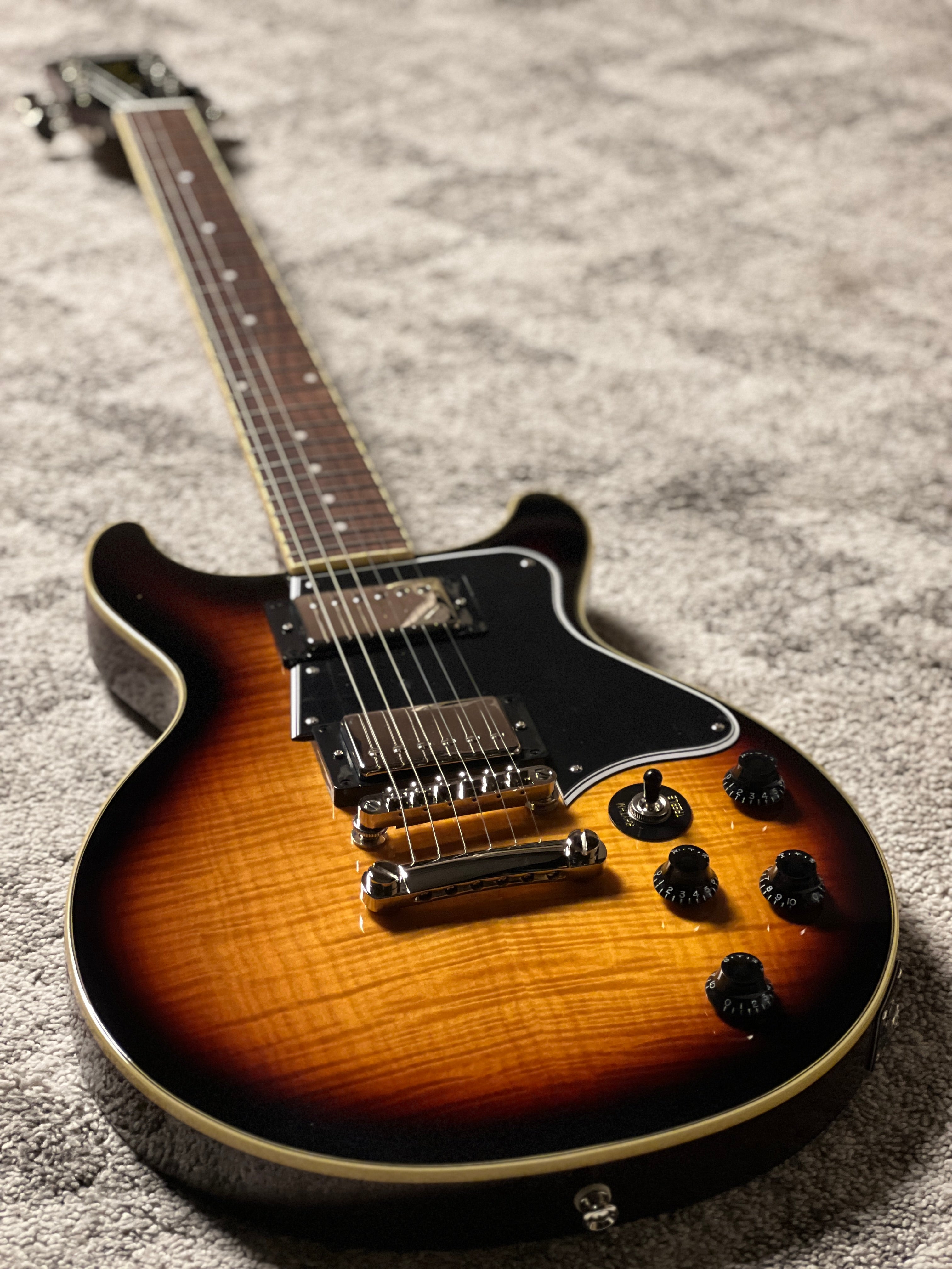 Epiphone LesPaul Special Ⅱ Custom Shop Epiphone Les Paul Special Double Cut Figured in Bourbon Burst