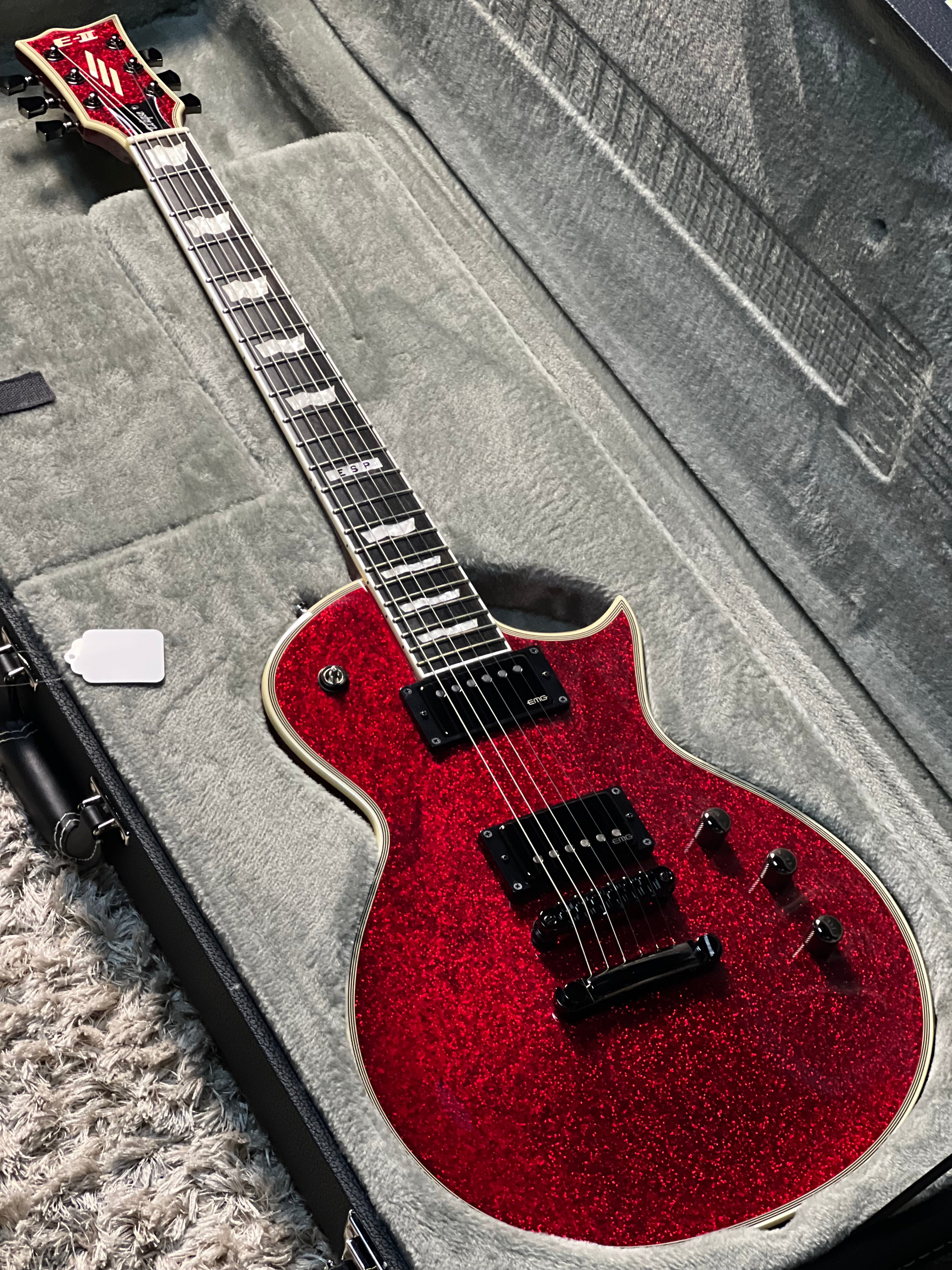 ESP E-II Eclipse in Red Sparkle ES8413183 – nafiriguitar.com