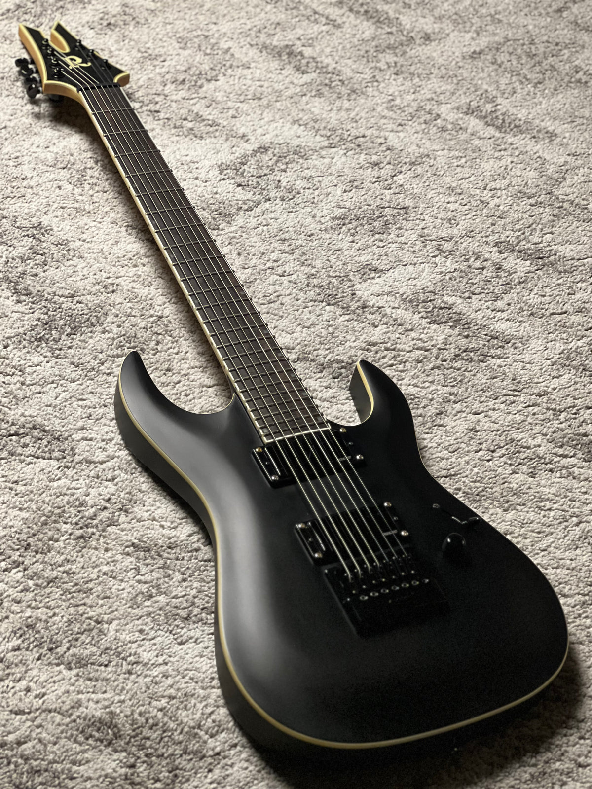 B.C. Rich Andy James Signature 7 EverTune in Satin Black K08230389 (USED)